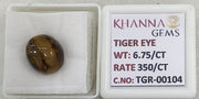 6.75/CT Tiger Eye with Govt. Lab Certificate-TGR00104